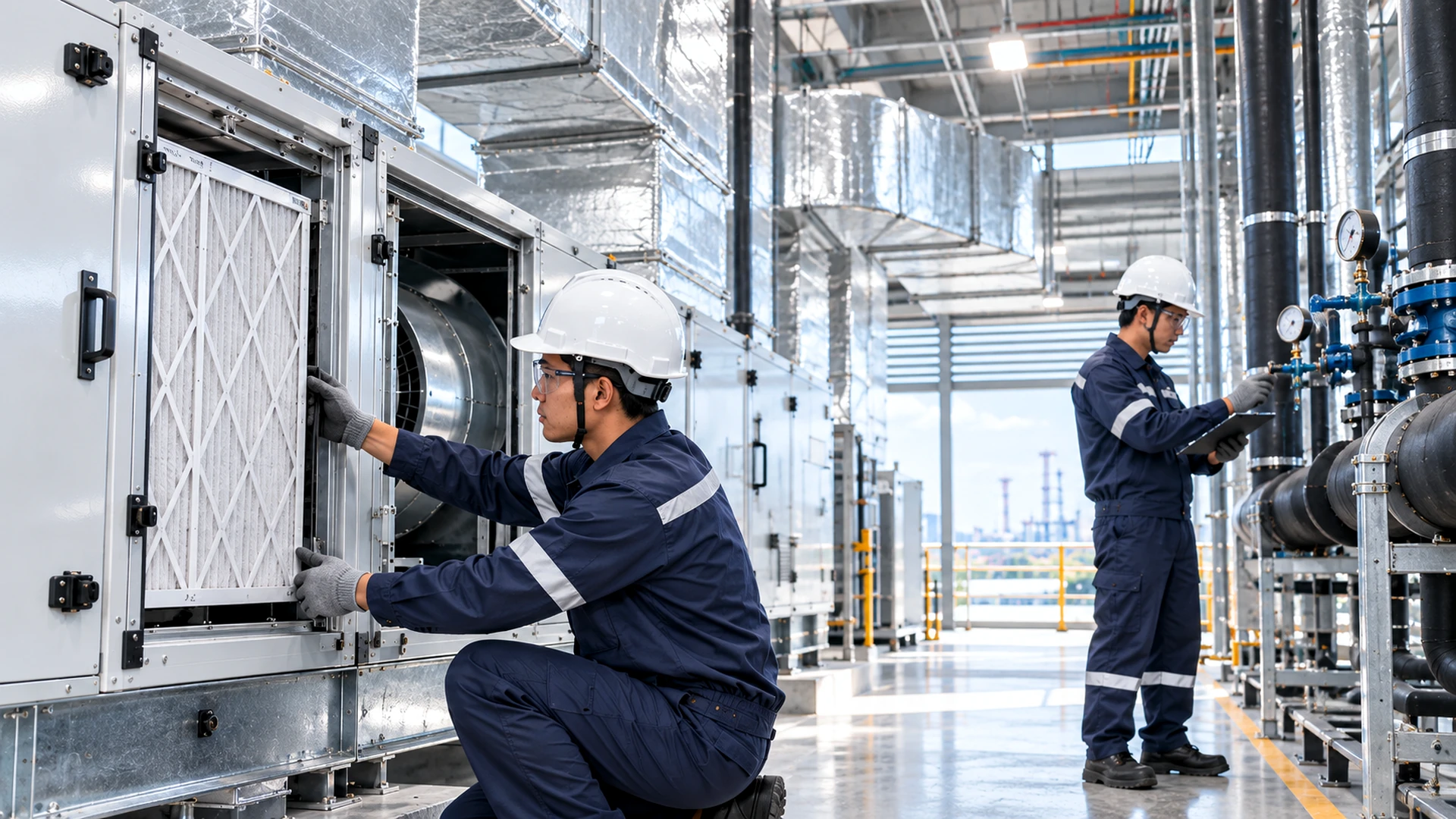 Duy trì lưu lượng, nhiệt độ và hiệu suất của hệ thống HVAC