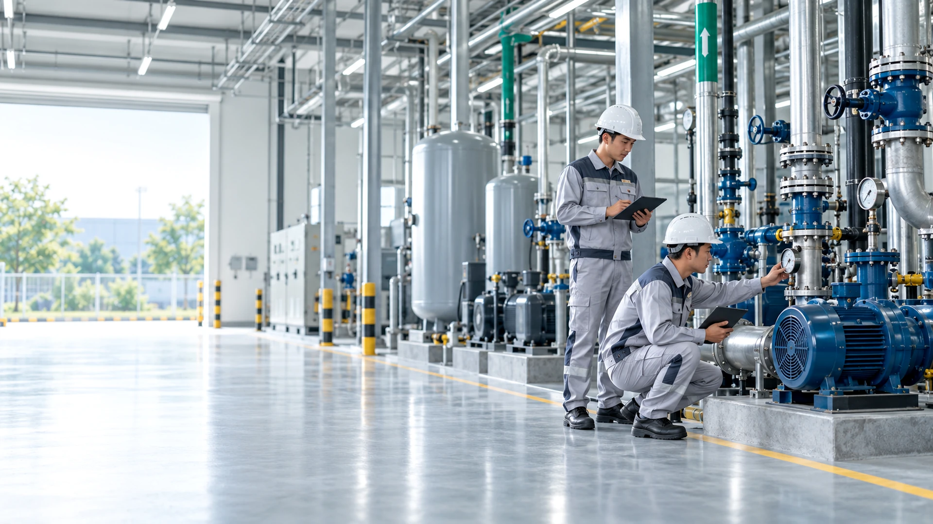 Theo dõi bơm, quạt, motor và hệ thống đường ống theo dấu hiệu thực tế